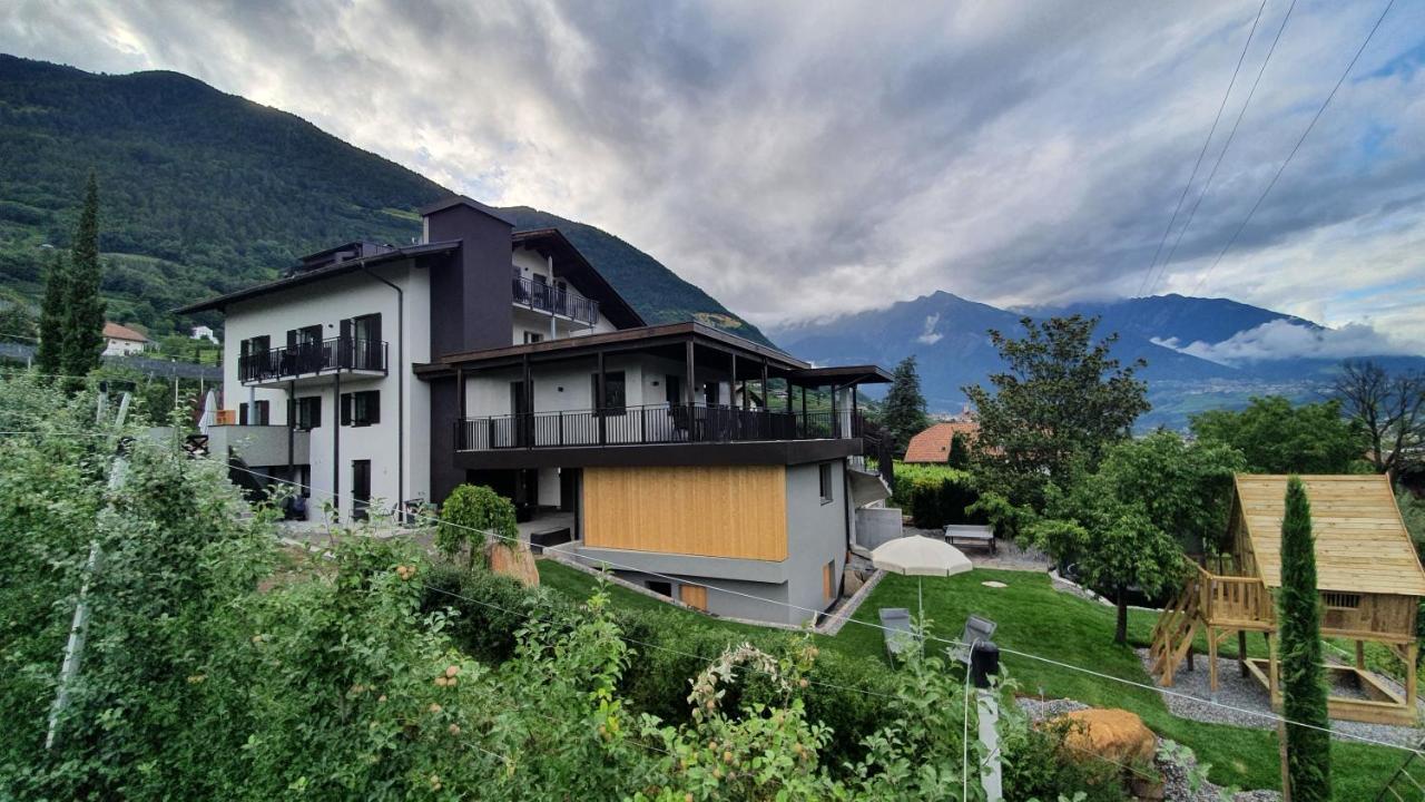 Ferienwohnung Haus Sonnegg Marling Exterior foto