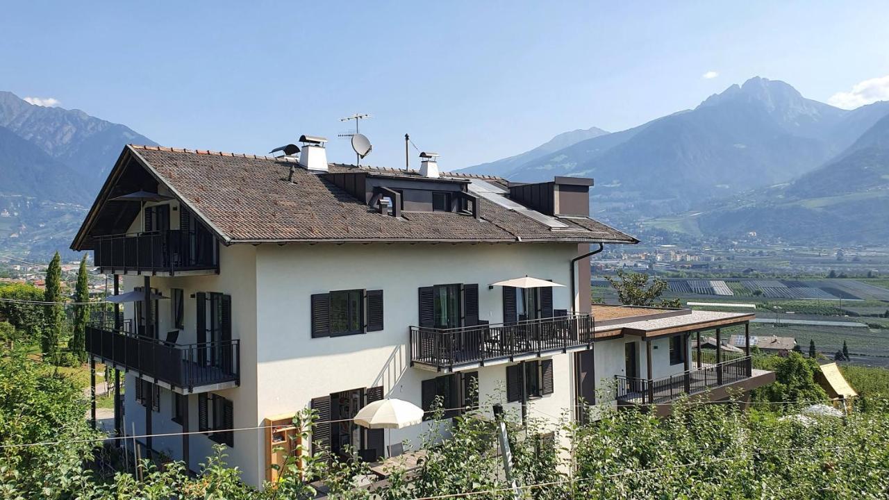 Ferienwohnung Haus Sonnegg Marling Exterior foto