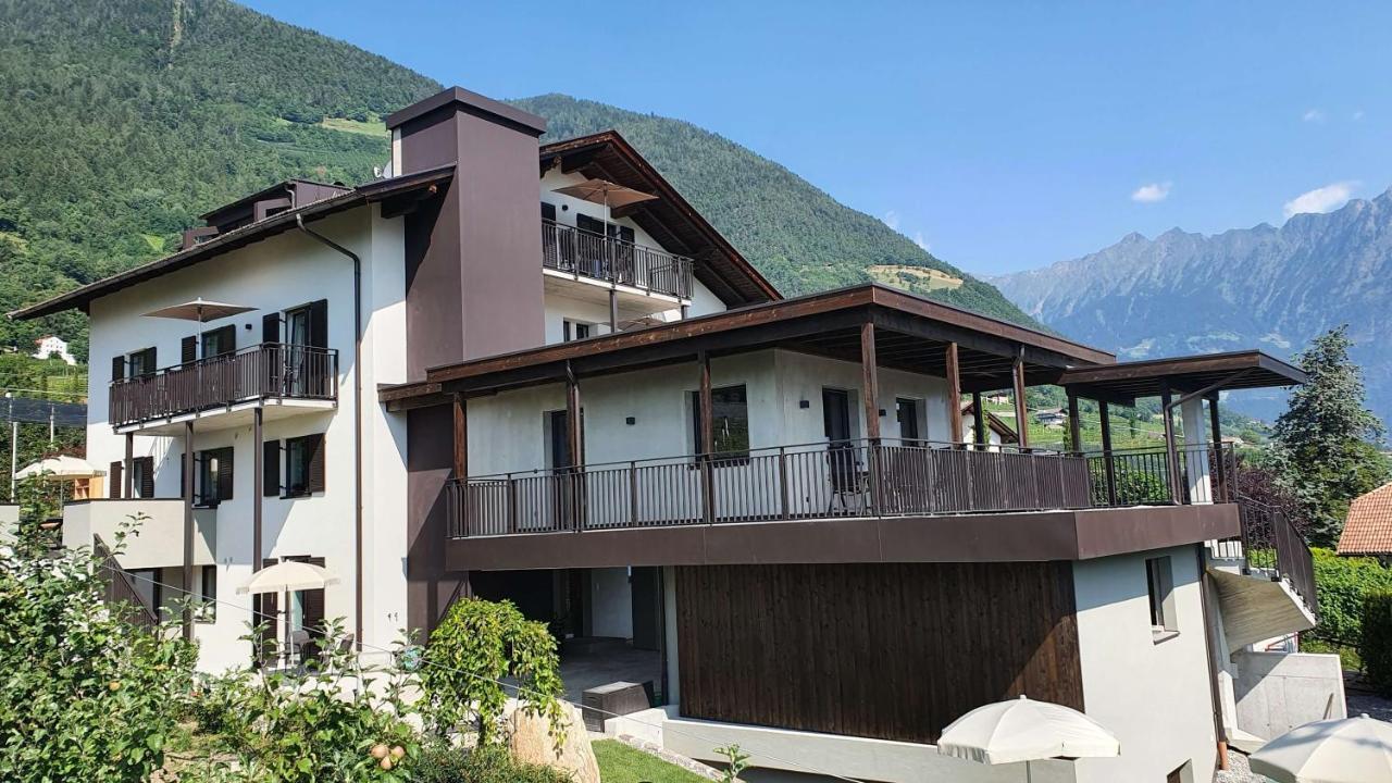 Ferienwohnung Haus Sonnegg Marling Exterior foto