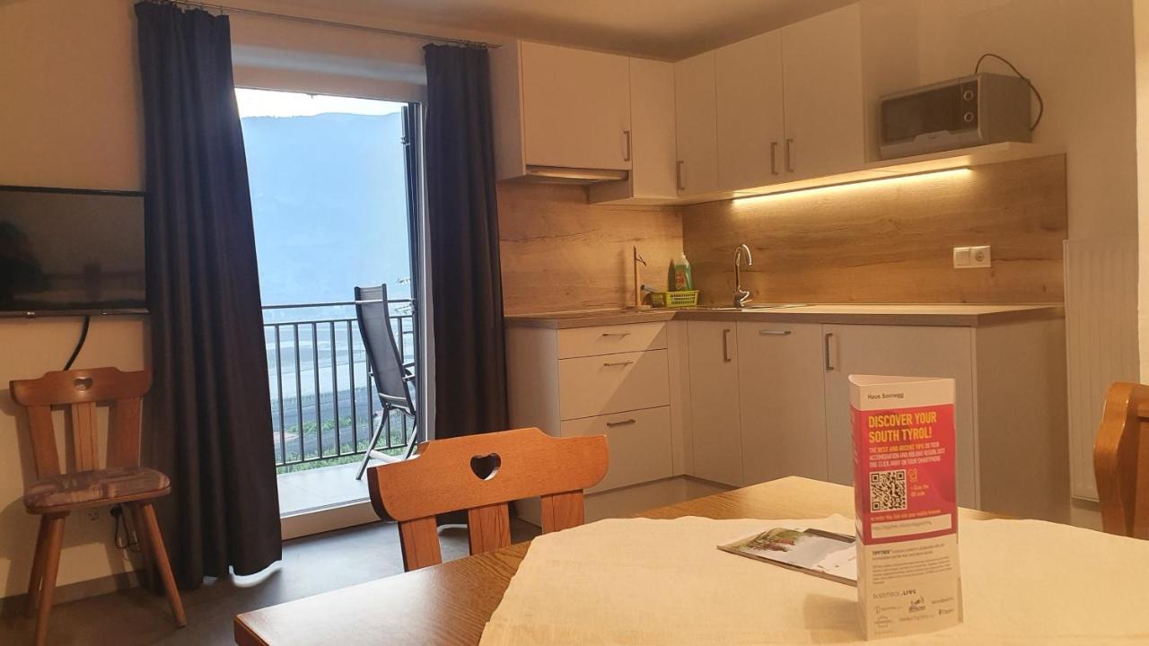 Ferienwohnung Haus Sonnegg Marling Exterior foto